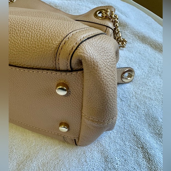 Coach Pebble Leather Eddie Shoulder Bag in Light Beechwood Color - Picture 14 of 14